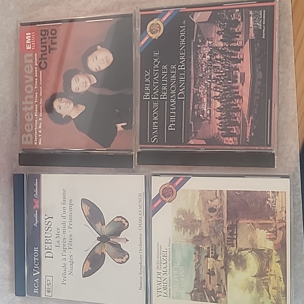 Lot of 4 classical music CDs
